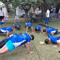 FRVS beim Aufwärmen